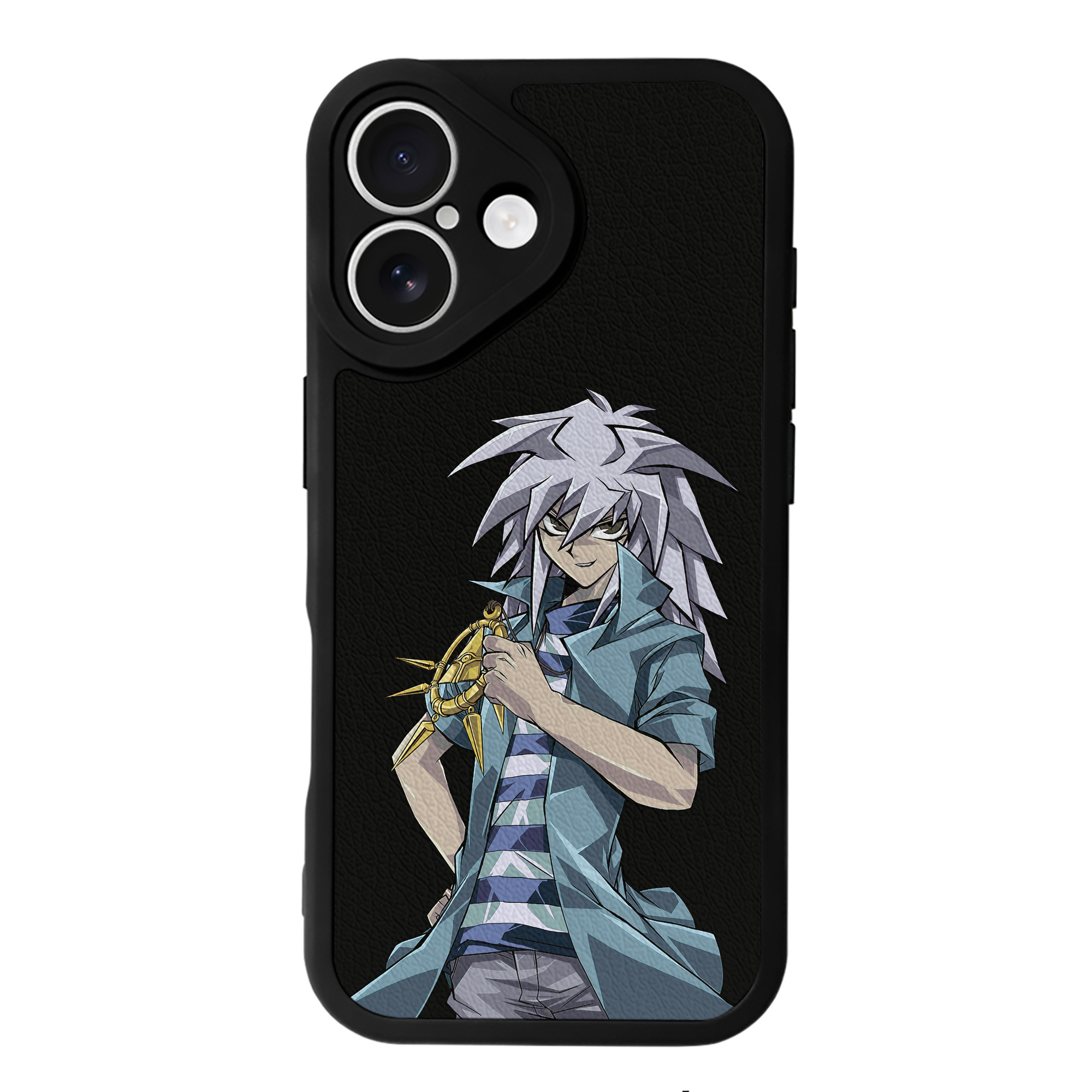 （画像用） 遊☆戯☆王 Yu-Gi-Oh! 【iPhone 16シリーズ対応】シリコンスマホケース（レザー調） 材質：シリコン